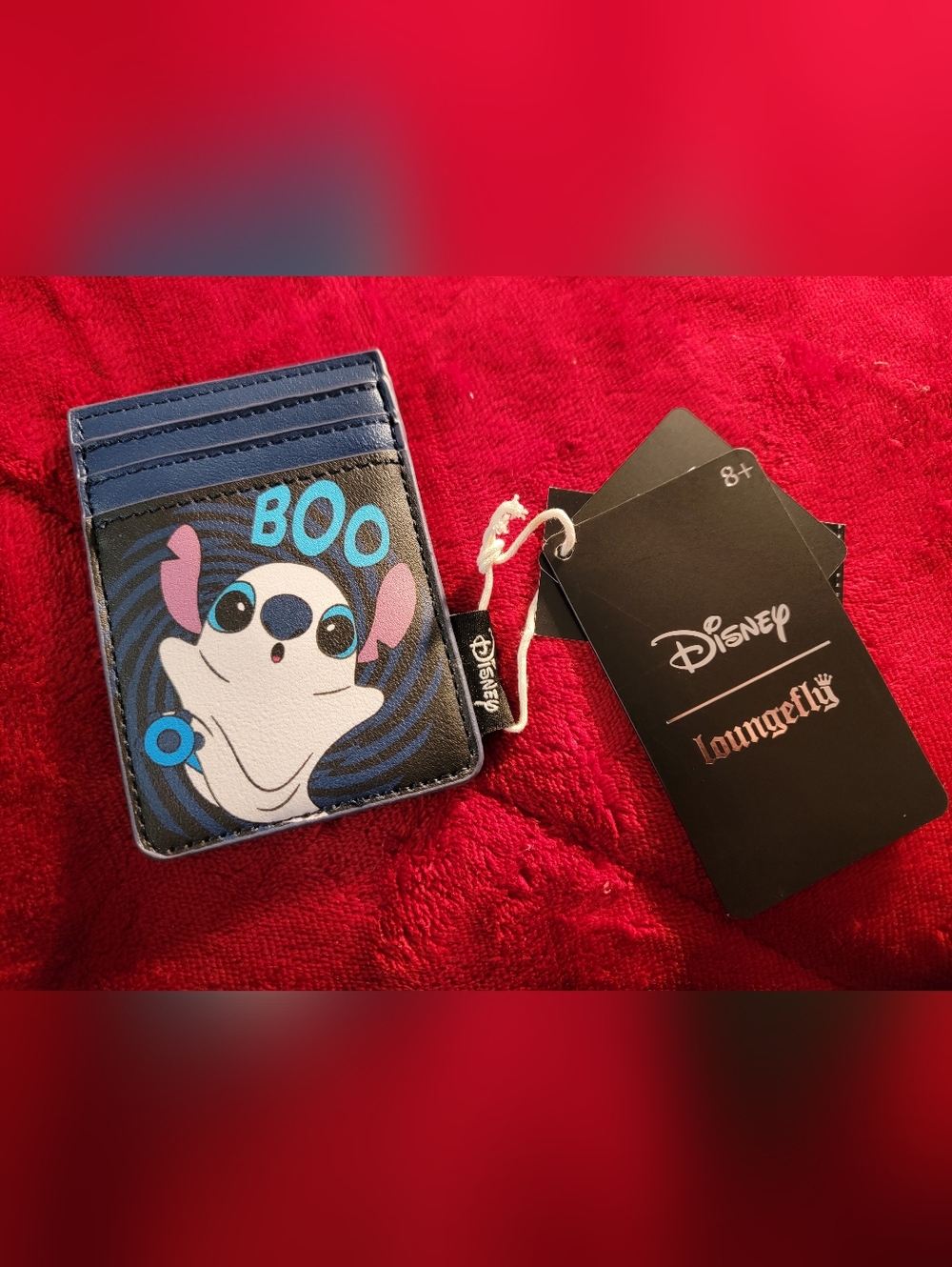 Loungefly Blue & Black Stitch 'Boo' Cardholder